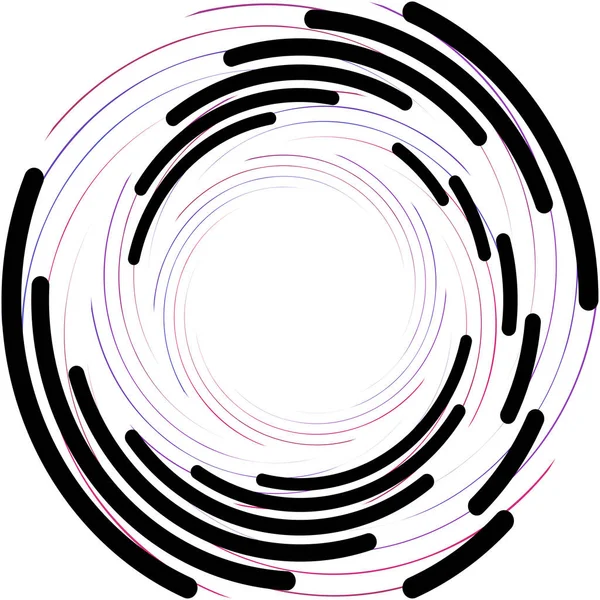 重叠抽象螺旋体 涡旋体 涡旋体向量 螺旋体 耳蜗眩晕 几何图解 摘要圈 — 图库矢量图片