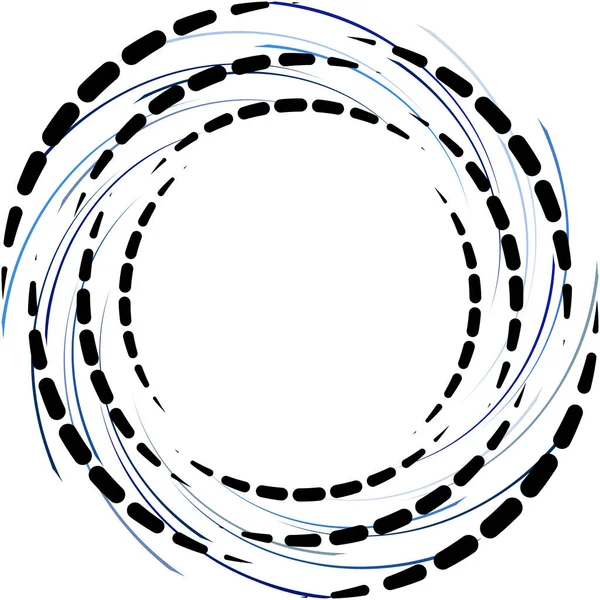 Überlagerung Abstrakter Spirale Wirbel Wirbelvektor Volute Helix Cochlea Schwindel Kreisförmig — Stockvektor