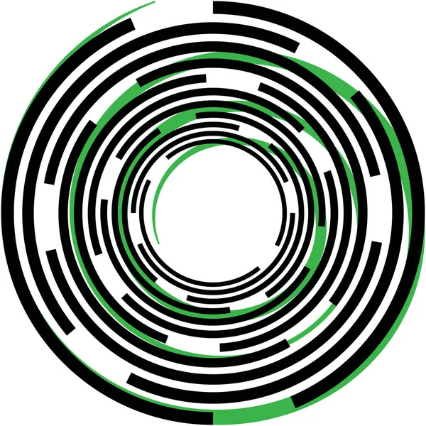 Espiral Abstracta Superpuesta Remolino Vector Giro Voluta Hélice Vértigo Coclear — Archivo Imágenes Vectoriales