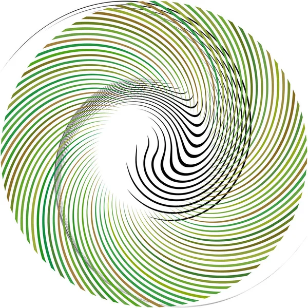 Espiral Abstracta Superpuesta Remolino Vector Giro Voluta Hélice Vértigo Coclear — Archivo Imágenes Vectoriales