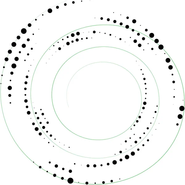 Överlagring Abstrakt Spiral Virvel Virvel Vektor Volute Helix Cochlear Vertigo — Stock vektor