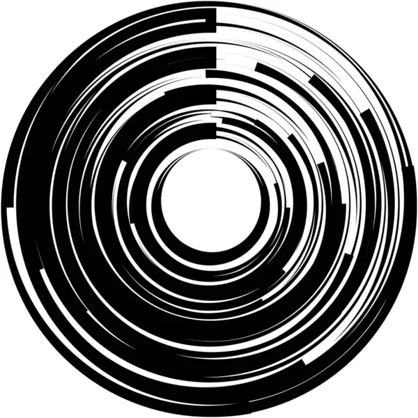 Superposition Abstraite Spirale Tourbillon Vecteur Tourbillon Volute Hélice Vertige Cochléaire — Image vectorielle