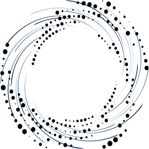 Superposition Abstraite Spirale Tourbillon Vecteur Tourbillon Volute Hélice Vertige Cochléaire — Image vectorielle