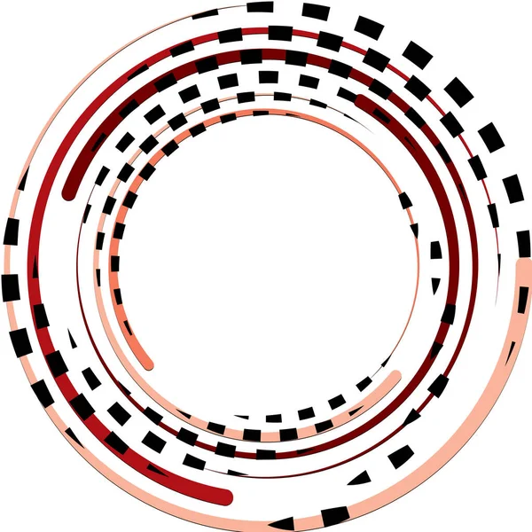 Sovrapposizione Astratta Spirale Vortice Vettore Vortice Voluta Elica Vertigini Cocleari — Vettoriale Stock