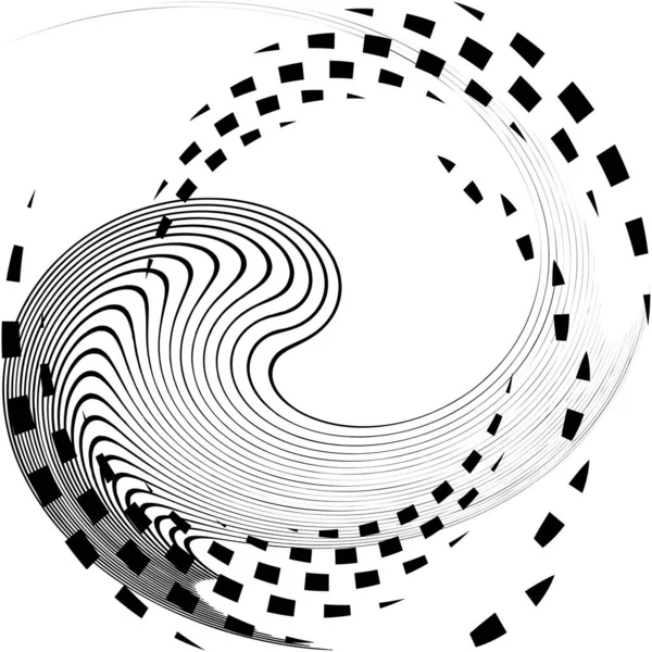 Перекриття Абстрактного Спірального Свірла Вектора Твірла Volute Helix Cochlear Vertigo — стоковий вектор