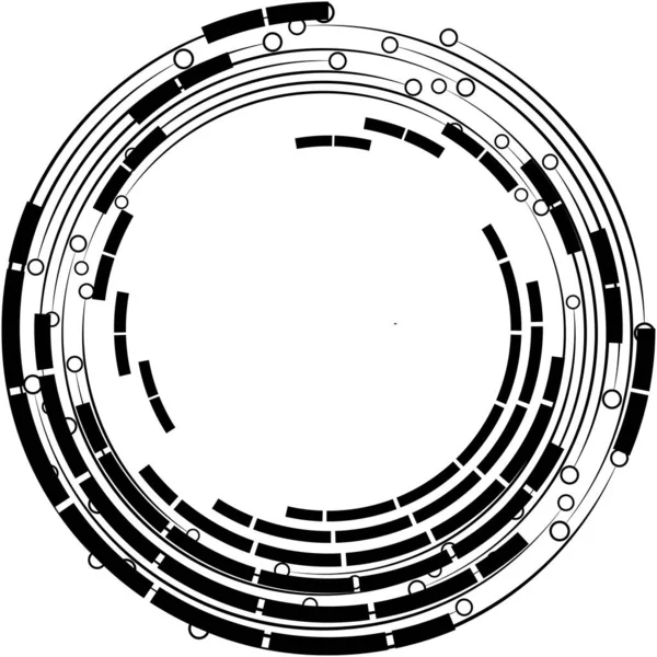 Superposition Abstraite Spirale Tourbillon Vecteur Tourbillon Volute Hélice Vertige Cochléaire — Image vectorielle