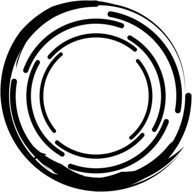 Soyut sarmal, girdap, dönme vektörü örtüşüyor. Volute, helix, koklear vertigo dairesel, geometrik çizim. Soyut çember