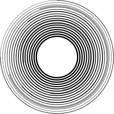 Soyut sarmal, girdap, dönme vektörü örtüşüyor. Volute, helix, koklear vertigo dairesel, geometrik çizim. Soyut çember