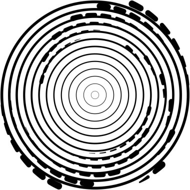 Soyut sarmal, girdap, dönme vektörü örtüşüyor. Volute, helix, koklear vertigo dairesel, geometrik çizim. Soyut çember