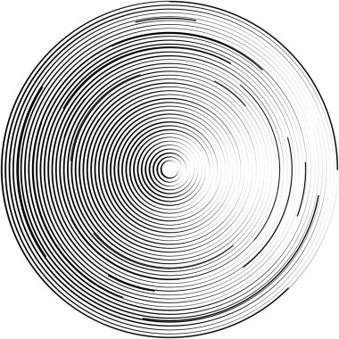 Soyut sarmal, girdap, dönme vektörü örtüşüyor. Volute, helix, koklear vertigo dairesel, geometrik çizim. Soyut çember