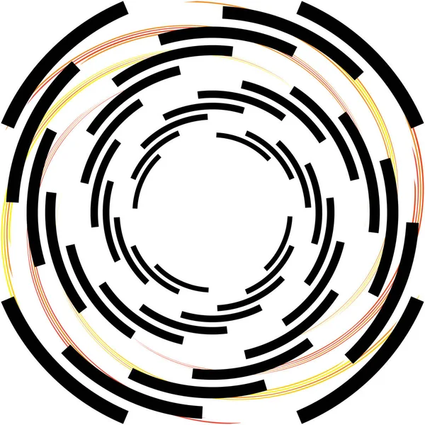 Überlagerung Abstrakter Spirale Wirbel Wirbelvektor Volute Helix Cochlea Schwindel Kreisförmig — Stockvektor