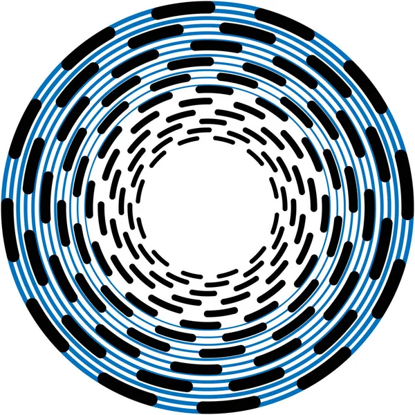 Espiral Abstracta Superpuesta Remolino Vector Giro Voluta Hélice Vértigo Coclear — Archivo Imágenes Vectoriales