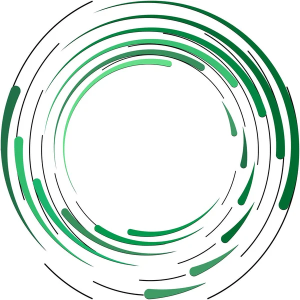 Överlagring Abstrakt Spiral Virvel Virvel Vektor Volute Helix Cochlear Vertigo — Stock vektor