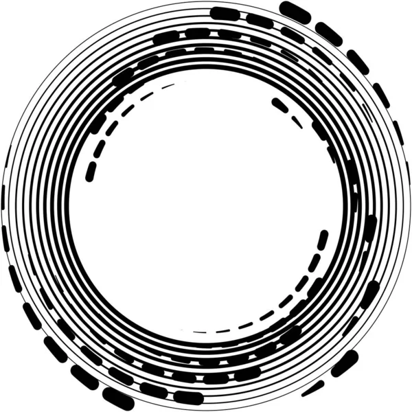 Sovrapposizione Astratta Spirale Vortice Vettore Vortice Voluta Elica Vertigini Cocleari — Vettoriale Stock