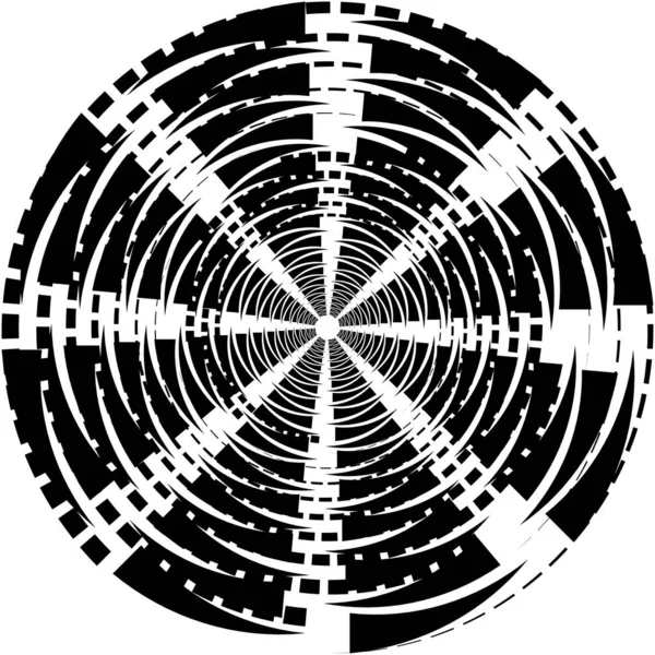 Sovrapposizione Astratta Spirale Vortice Vettore Vortice Voluta Elica Vertigini Cocleari — Vettoriale Stock