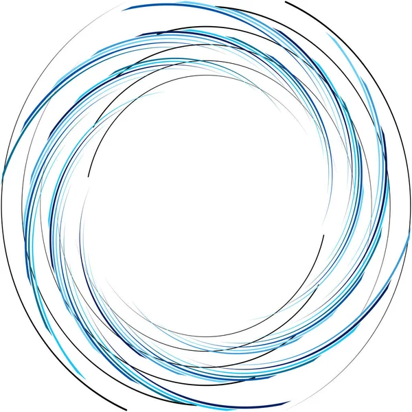 Накладывается Абстрактный Спиральный Вихревой Вихревой Вектор Объемная Эластичная Головокружительная Геометрическая — стоковый вектор