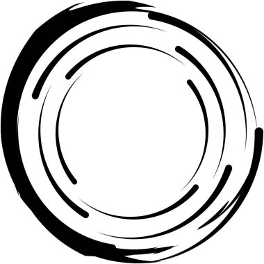 Soyut sarmal, girdap, dönme vektörü örtüşüyor. Volute, helix, koklear vertigo dairesel, geometrik çizim. Soyut çember