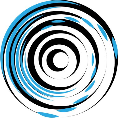 Soyut sarmal, girdap, dönme vektörü örtüşüyor. Volute, helix, koklear vertigo dairesel, geometrik çizim. Soyut çember