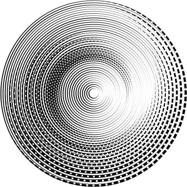 Soyut sarmal, girdap, dönme vektörü örtüşüyor. Volute, helix, koklear vertigo dairesel, geometrik çizim. Soyut çember