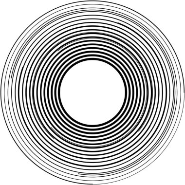 Soyut sarmal, girdap, dönme vektörü örtüşüyor. Volute, helix, koklear vertigo dairesel, geometrik çizim. Soyut çember