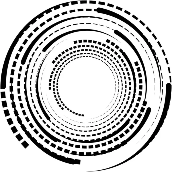 Soyut Sarmal Girdap Dönme Vektörü Örtüşüyor Volute Helix Koklear Vertigo — Stok Vektör