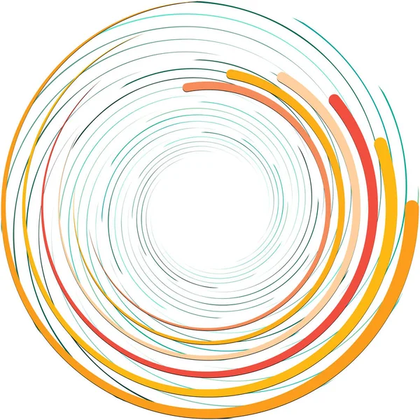 Überlagerung Abstrakter Spirale Wirbel Wirbelvektor Volute Helix Cochlea Schwindel Kreisförmig — Stockvektor