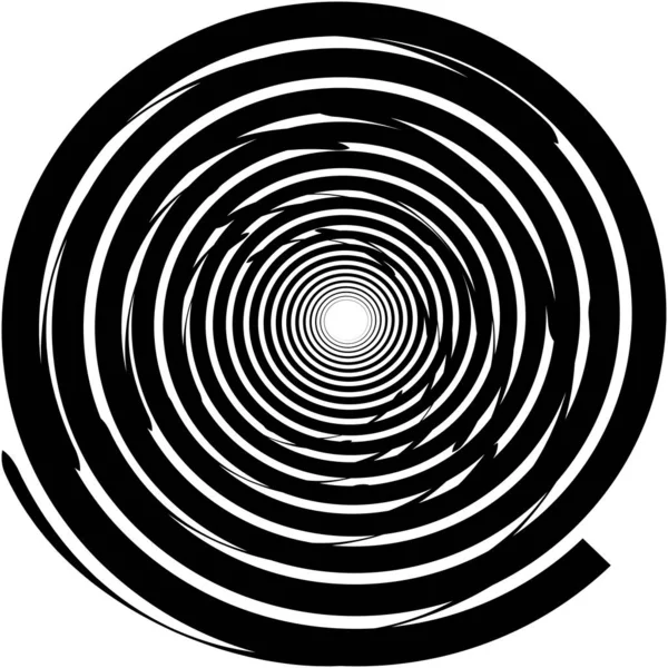Soyut sarmal, girdap, dönme vektörü örtüşüyor. Volute, helix, koklear vertigo dairesel, geometrik çizim. Soyut çember