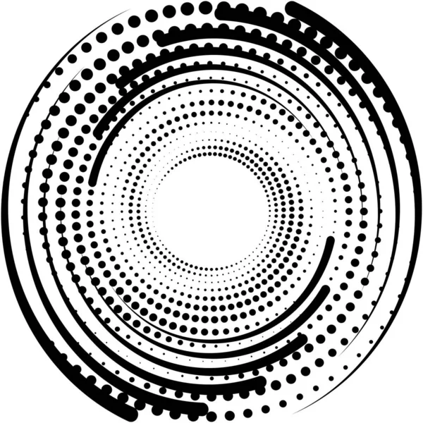 Sovrapposizione Astratta Spirale Vortice Vettore Vortice Voluta Elica Vertigini Cocleari — Vettoriale Stock