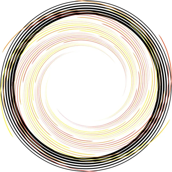 Superposition Abstraite Spirale Tourbillon Vecteur Tourbillon Volute Hélice Vertige Cochléaire — Image vectorielle