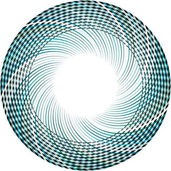 Soyut sarmal, girdap, dönme vektörü örtüşüyor. Volute, helix, koklear vertigo dairesel, geometrik çizim. Soyut çember