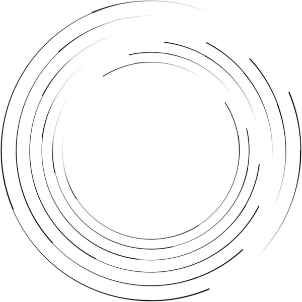 Överlagring Abstrakt Spiral Virvel Virvel Vektor Volute Helix Cochlear Vertigo — Stock vektor