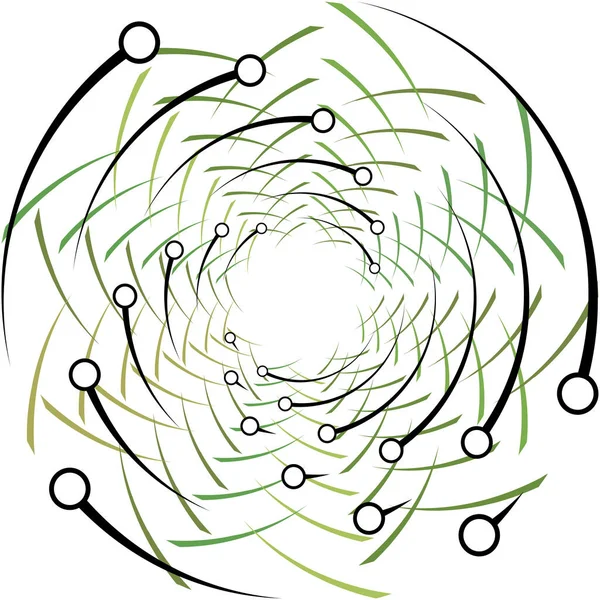 Sobreposição Abstrato Espiral Redemoinho Twirl Vetor Voluta Hélice Vertigem Coclear —  Vetores de Stock