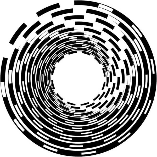 Sovrapposizione Astratta Spirale Vortice Vettore Vortice Voluta Elica Vertigini Cocleari — Vettoriale Stock