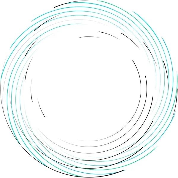 Überlagerung Abstrakter Spirale Wirbel Wirbelvektor Volute Helix Cochlea Schwindel Kreisförmig — Stockvektor