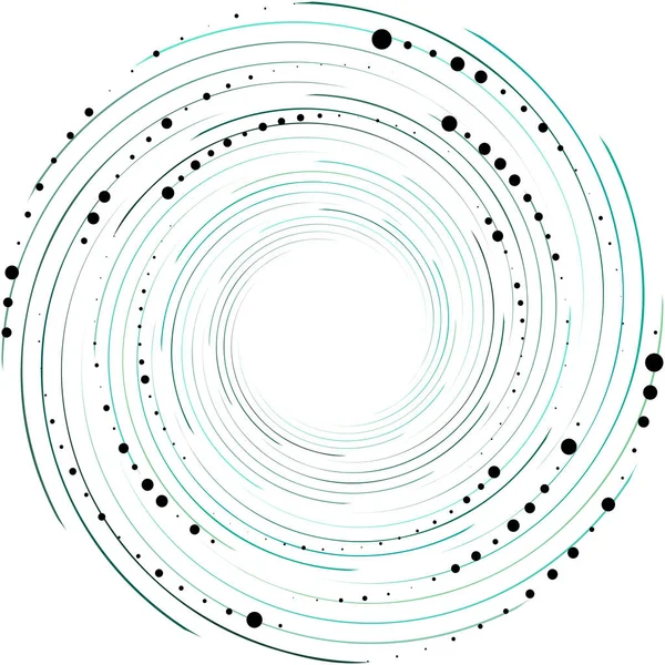 Superposition Abstraite Spirale Tourbillon Vecteur Tourbillon Volute Hélice Vertige Cochléaire — Image vectorielle