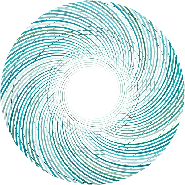 Soyut sarmal, girdap, dönme vektörü örtüşüyor. Volute, helix, koklear vertigo dairesel, geometrik çizim. Soyut çember