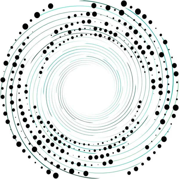 Superposition Abstraite Spirale Tourbillon Vecteur Tourbillon Volute Hélice Vertige Cochléaire — Image vectorielle