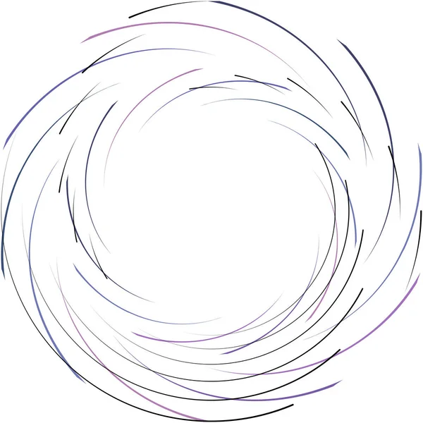 Absztrakt Spirál Örvény Forgó Vektor Volute Helix Cochlearis Vertigo Körkörös — Stock Vector