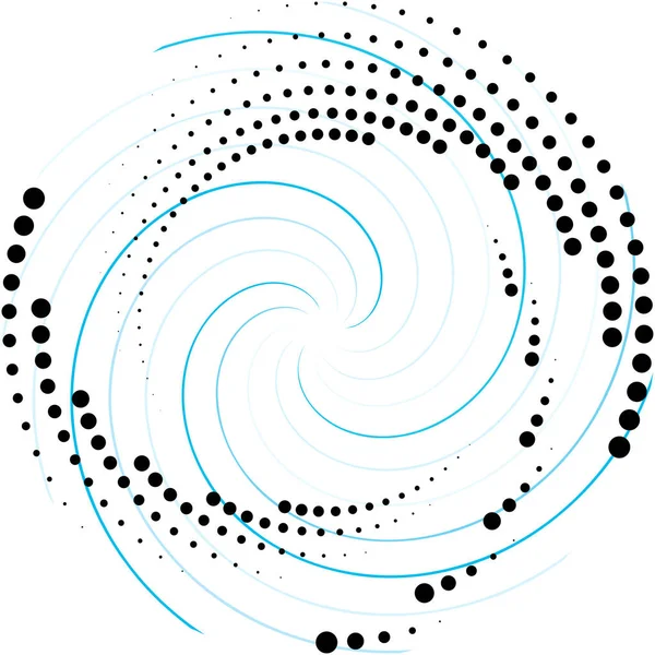 Überlagerung Abstrakter Spirale Wirbel Wirbelvektor Volute Helix Cochlea Schwindel Kreisförmig — Stockvektor