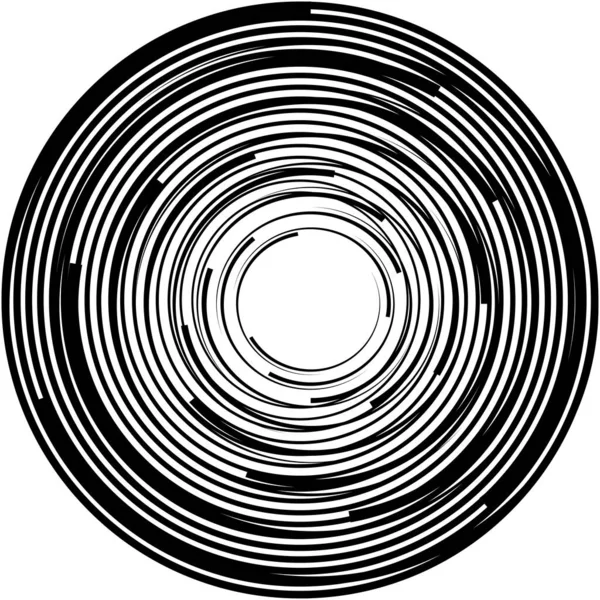 Superposition Abstraite Spirale Tourbillon Vecteur Tourbillon Volute Hélice Vertige Cochléaire — Image vectorielle