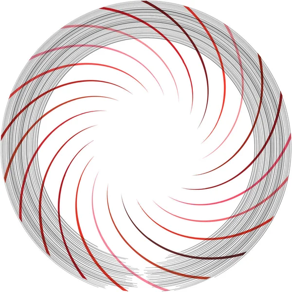 Überlagerung Abstrakter Spirale Wirbel Wirbelvektor Volute Helix Cochlea Schwindel Kreisförmig — Stockvektor