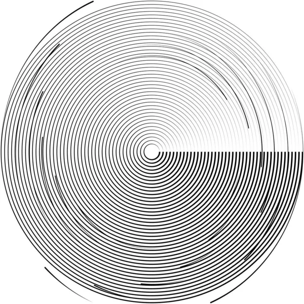 Sovrapposizione Astratta Spirale Vortice Vettore Vortice Voluta Elica Vertigini Cocleari — Vettoriale Stock