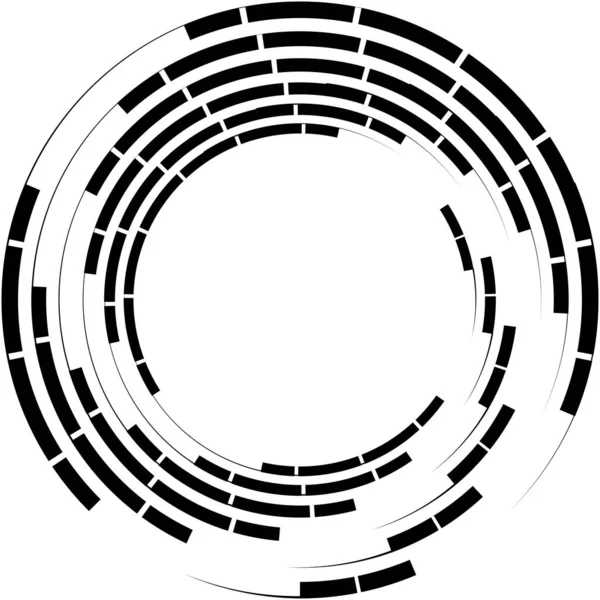 Sovrapposizione Astratta Spirale Vortice Vettore Vortice Voluta Elica Vertigini Cocleari — Vettoriale Stock