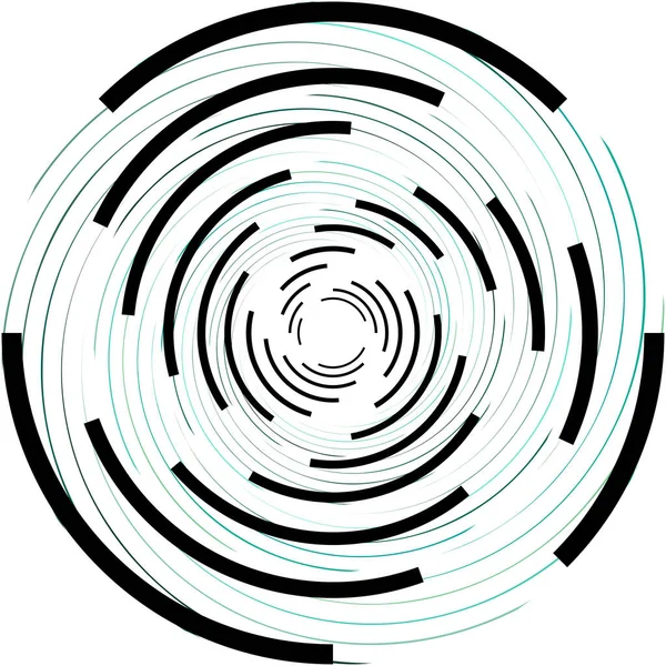 Sobreposição Abstrato Espiral Redemoinho Twirl Vetor Voluta Hélice Vertigem Coclear —  Vetores de Stock