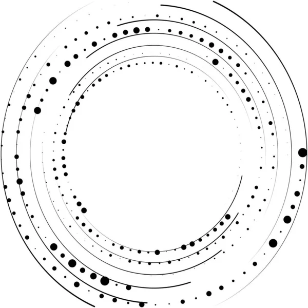 Superposition Abstraite Spirale Tourbillon Vecteur Tourbillon Volute Hélice Vertige Cochléaire — Image vectorielle