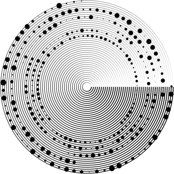 Absztrakt Spirál Örvény Forgó Vektor Volute Helix Cochlearis Vertigo Körkörös — Stock Vector