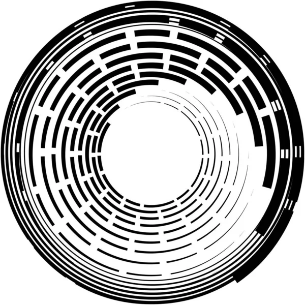 Sovrapposizione Astratta Spirale Vortice Vettore Vortice Voluta Elica Vertigini Cocleari — Vettoriale Stock