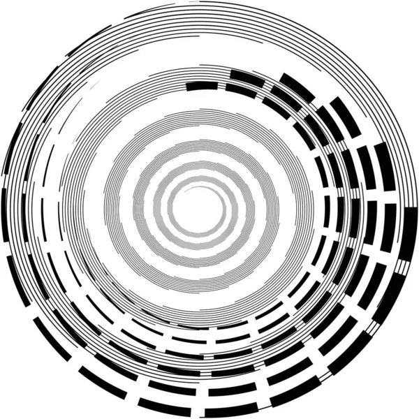 Superposition Abstraite Spirale Tourbillon Vecteur Tourbillon Volute Hélice Vertige Cochléaire — Image vectorielle