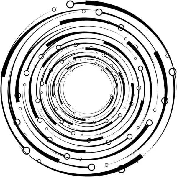 Sobreposição Abstrato Espiral Redemoinho Twirl Vetor Voluta Hélice Vertigem Coclear —  Vetores de Stock