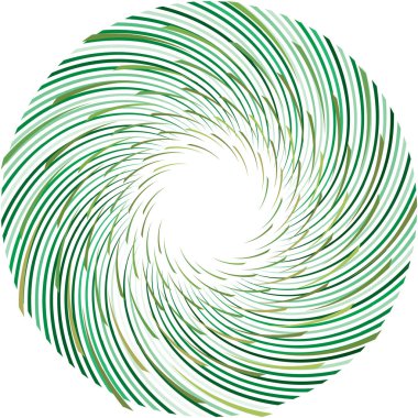 Soyut sarmal, girdap, dönme vektörü örtüşüyor. Volute, helix, koklear vertigo dairesel, geometrik çizim. Soyut çember